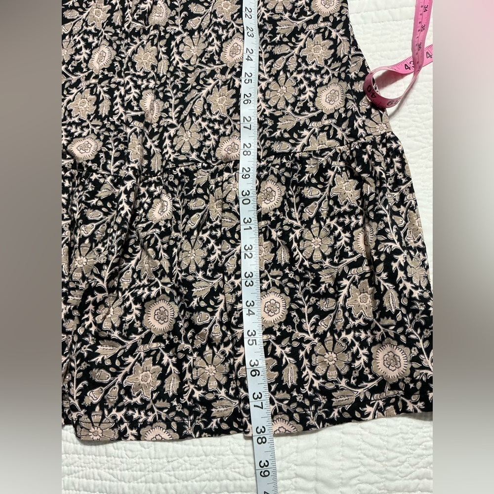 NWT Boden Black Floral Trim Detail Jersey Mini Dress US 10R - Picture 11 of 16